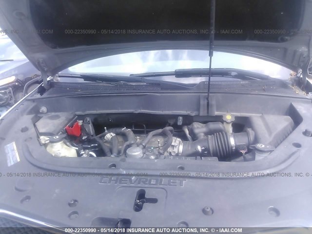 1GNLVFED4AS121723 - 2010 CHEVROLET TRAVERSE LT SILVER photo 10