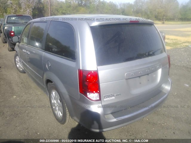 2C4RDGBG8ER471731 - 2014 DODGE GRAND CARAVAN SE SILVER photo 3