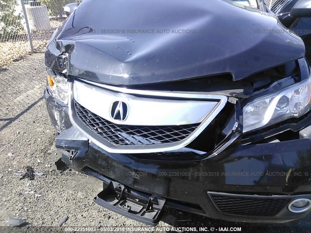 5J8TB4H36EL013470 - 2014 ACURA RDX BLACK photo 6