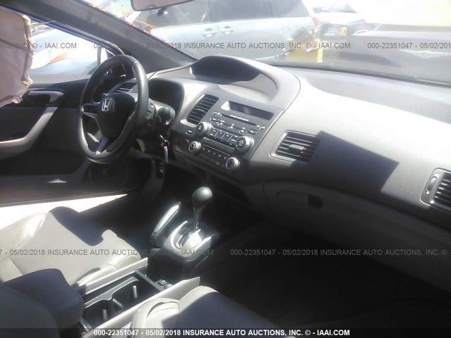 2HGFG12908H552212 - 2008 HONDA CIVIC EXL BLUE photo 5