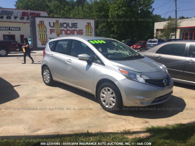 3N1CE2CP1FL387787 - 2015 NISSAN VERSA NOTE S/S PLUS/SV/SL/SR SILVER photo 1