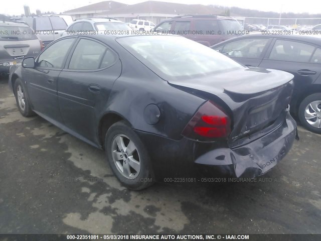 2G2WP552761296942 - 2006 PONTIAC GRAND PRIX BLACK photo 3