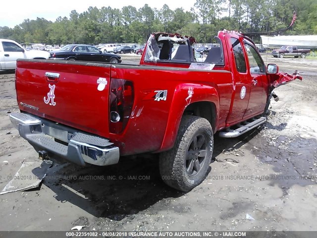 1GCJTDFE1C8112852 - 2012 CHEVROLET COLORADO LT RED photo 4