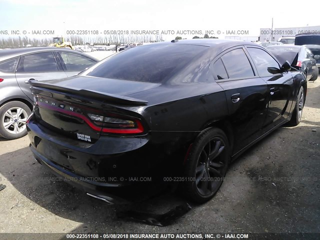 2C3CDXBG1JH140788 - 2018 DODGE CHARGER SXT BLACK photo 4