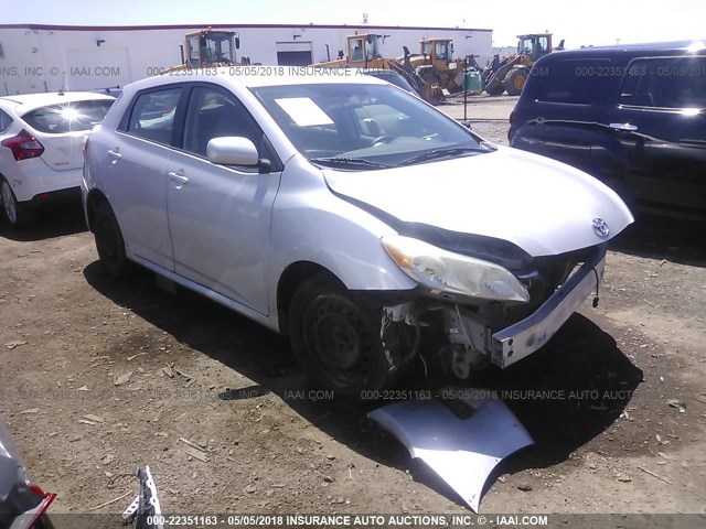 2T1KU40E59C067387 - 2009 TOYOTA COROLLA MATRIX  SILVER photo 1