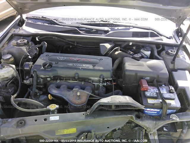 4T1BE30K85U518320 - 2005 TOYOTA CAMRY LE/XLE/SE ნაცრისფერი ფოტო 10