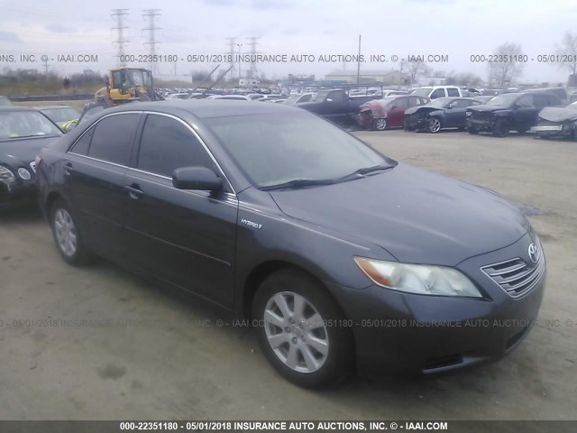 4T1BB46K17U023837 - 2007 TOYOTA CAMRY NEW GENERAT HYBRID GRAY photo 1