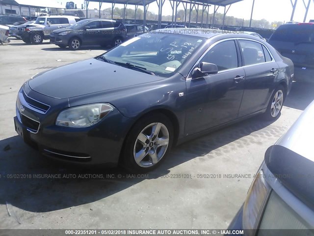 1G1ZG57B984238451 - 2008 CHEVROLET MALIBU LS 银色 照片 2