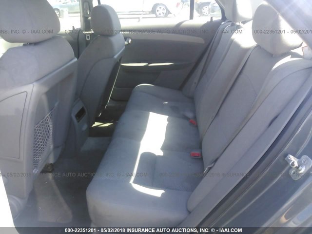 1G1ZG57B984238451 - 2008 CHEVROLET MALIBU LS 银色 照片 8