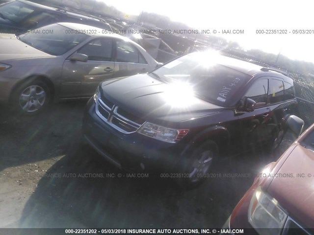 3C4PDCBB4CT394337 - 2012 DODGE JOURNEY SXT BLACK photo 2