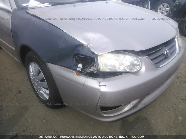 2T1BR12EX1C446774 - 2001 TOYOTA COROLLA CE/LE/S TAN photo 6