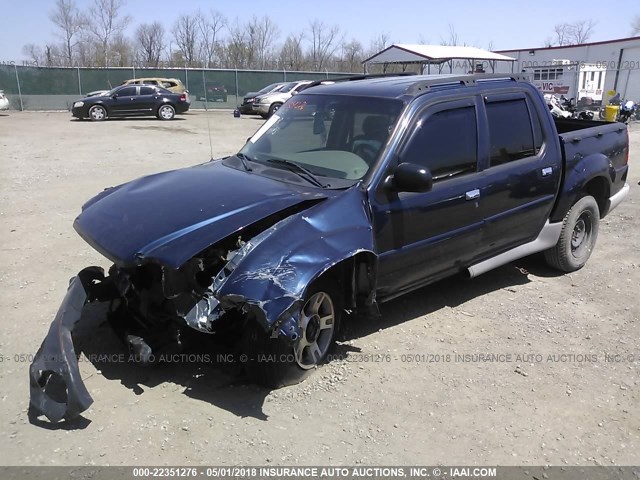 1FMZU67E83UC80730 - 2003 FORD EXPLORER SPORT TR  BLUE photo 2