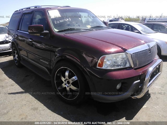 5LMFU28R33LJ26670 - 2003 LINCOLN NAVIGATOR BURGUNDY photo 1