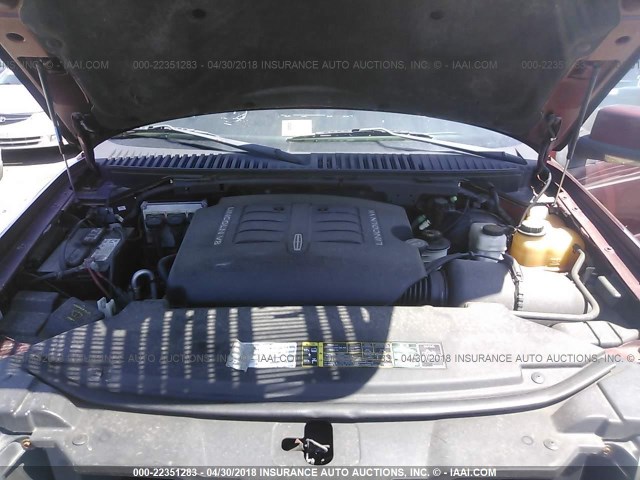 5LMFU28R33LJ26670 - 2003 LINCOLN NAVIGATOR BURGUNDY photo 10
