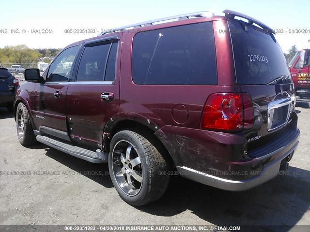 5LMFU28R33LJ26670 - 2003 LINCOLN NAVIGATOR BURGUNDY photo 3