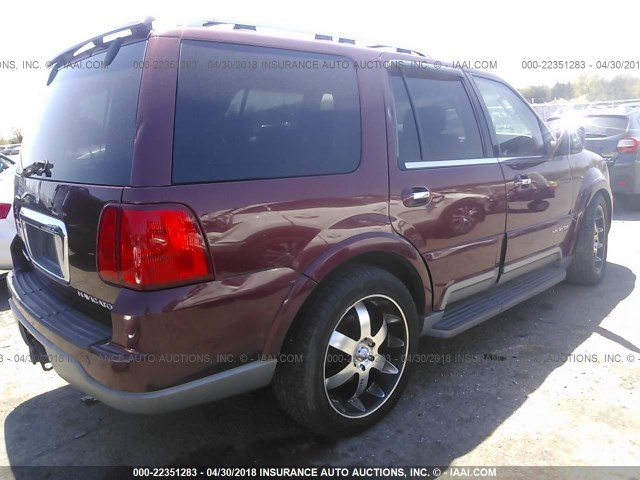 5LMFU28R33LJ26670 - 2003 LINCOLN NAVIGATOR BURGUNDY photo 4
