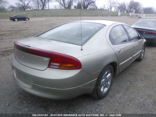 2B3HD56M92H177127 - 2002 DODGE INTREPID ES GOLD photo 4