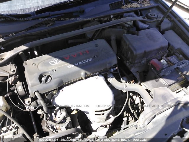 4T1BE32K75U004911 - 2005 TOYOTA CAMRY LE/XLE/SE ნაცრისფერი ფოტო 10