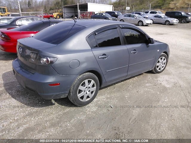 JM1BK32F191242941 - 2009 MAZDA 3 BLUE photo 4