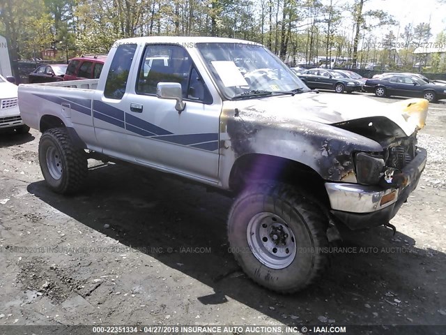 JT4VN13G4L5034553 - 1990 TOYOTA PICKUP 1/2 TON EXTRA LONG WHEELBASE SR5 SILVER photo 1