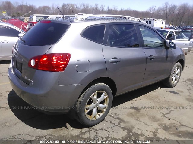 JN8AS58VX9W443234 - 2009 NISSAN ROGUE S/SL GRAY photo 4