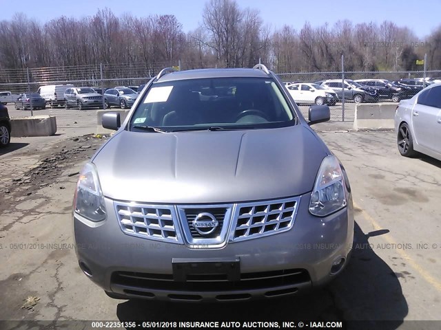 JN8AS58VX9W443234 - 2009 NISSAN ROGUE S/SL GRAY photo 6