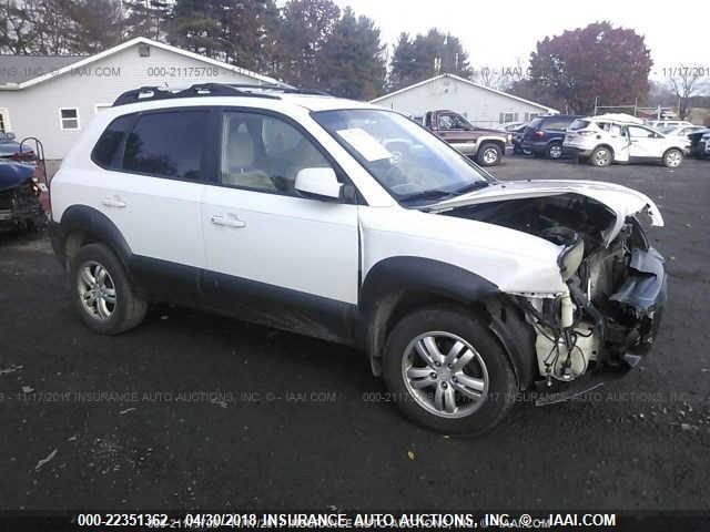 KM8JN12D67U609345 - 2007 HYUNDAI TUCSON SE/LIMITED WHITE photo 1