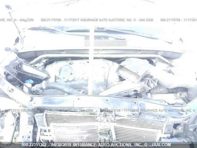 KM8JN12D67U609345 - 2007 HYUNDAI TUCSON SE/LIMITED WHITE photo 10