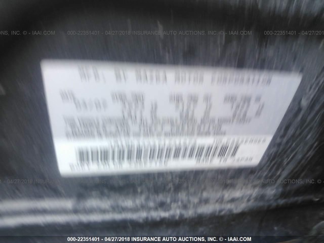 JM1BK344471741273 - 2007 MAZDA 3 HATCHBACK BLACK photo 9