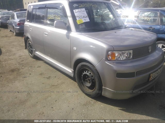 JTLKT334750210168 - 2005 TOYOTA SCION XB GRAY photo 1