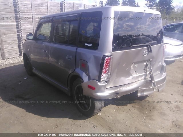 JTLKT334750210168 - 2005 TOYOTA SCION XB GRAY photo 3