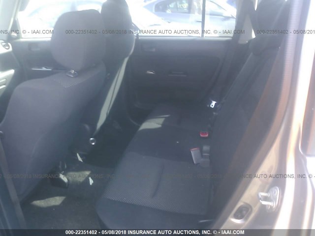 JTLKT334750210168 - 2005 TOYOTA SCION XB GRAY photo 8