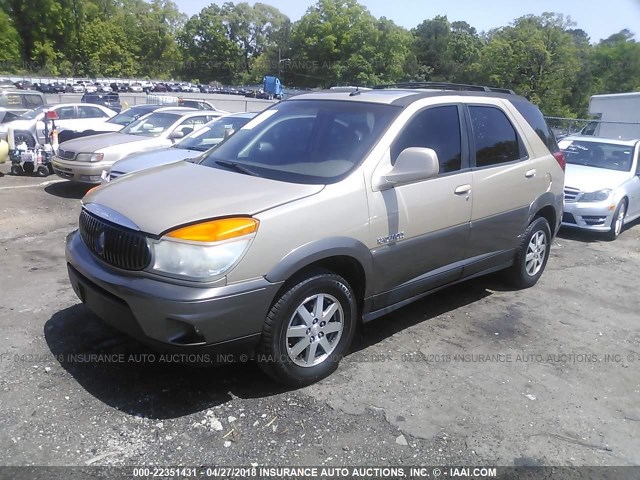 3G5DA03E63S515403 - 2003 BUICK RENDEZVOUS CX/CXL GOLD photo 2