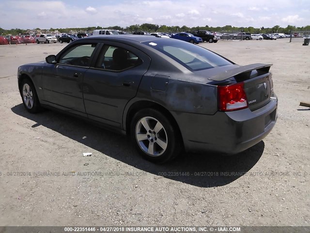 2B3CA3CV9AH194478 - 2010 DODGE CHARGER SXT GRAY photo 3