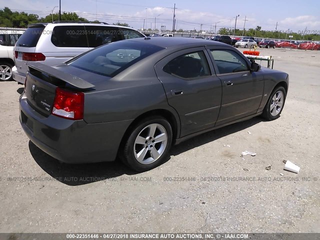 2B3CA3CV9AH194478 - 2010 DODGE CHARGER SXT GRAY photo 4