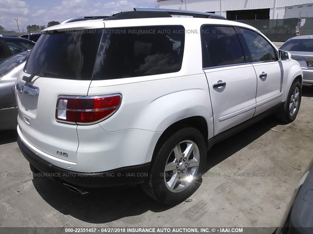 5GZEV33728J184329 - 2008 SATURN OUTLOOK XR/TOURING 白色 照片 4