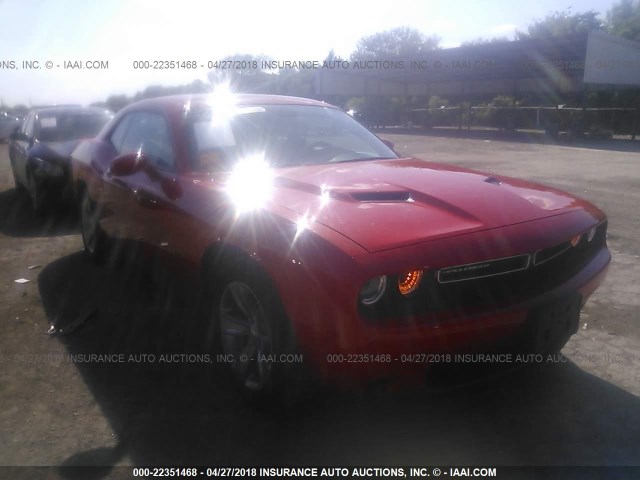 2C3CDZAG0JH121923 - 2018 DODGE CHALLENGER SXT ORANGE photo 1