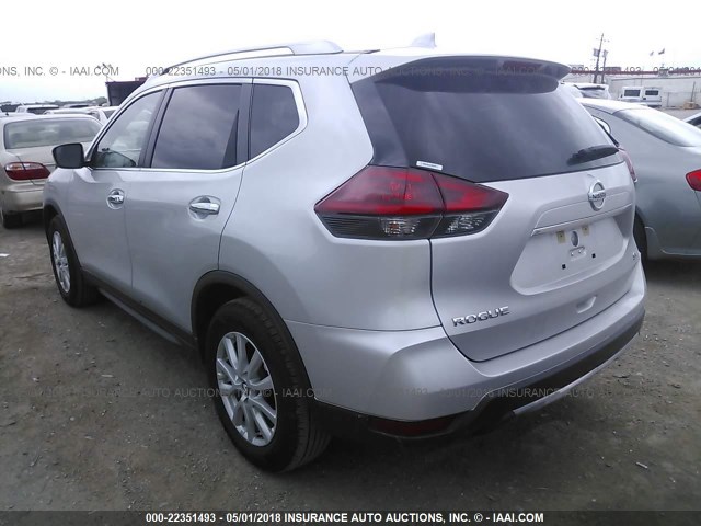 KNMAT2MT4JP504734 - 2018 NISSAN ROGUE S/SV SILVER photo 3