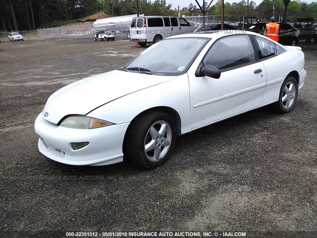 1G1JF12T1W7110242 - 1998 CHEVROLET CAVALIER Z24 WHITE photo 2