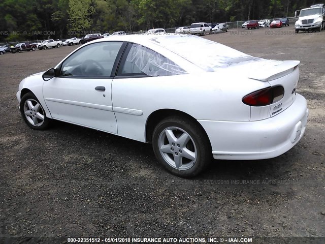 1G1JF12T1W7110242 - 1998 CHEVROLET CAVALIER Z24 WHITE photo 3