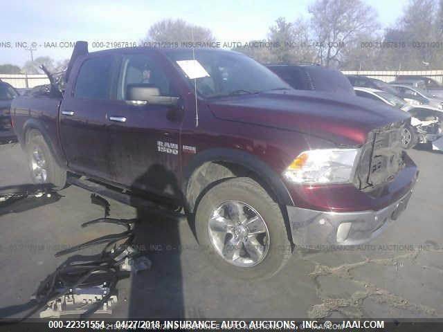 1C6RR7LT0GS316094 - 2016 RAM 1500 SLT MAROON photo 1