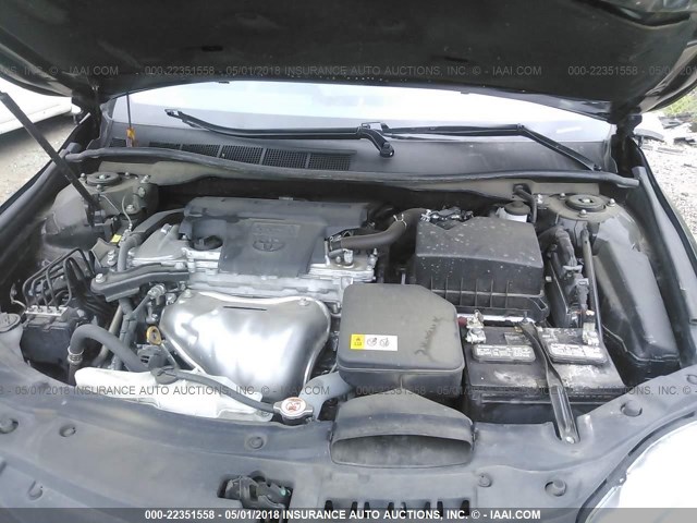 4T1BF1FK4HU645465 - 2017 TOYOTA CAMRY LE/XLE/SE/XSE BLACK photo 10