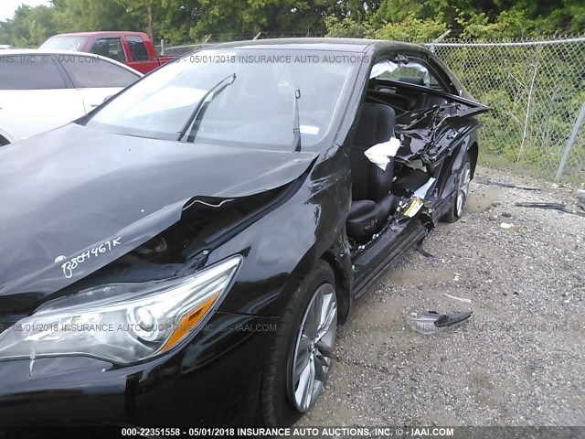 4T1BF1FK4HU645465 - 2017 TOYOTA CAMRY LE/XLE/SE/XSE BLACK photo 6