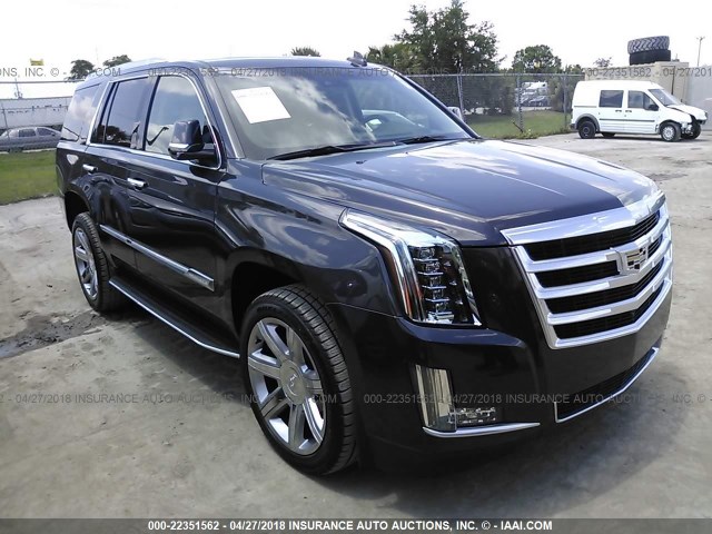 1GYS3BKJ0JR108160 - 2018 CADILLAC ESCALADE LUXURY ნაცრისფერი ფოტო 1
