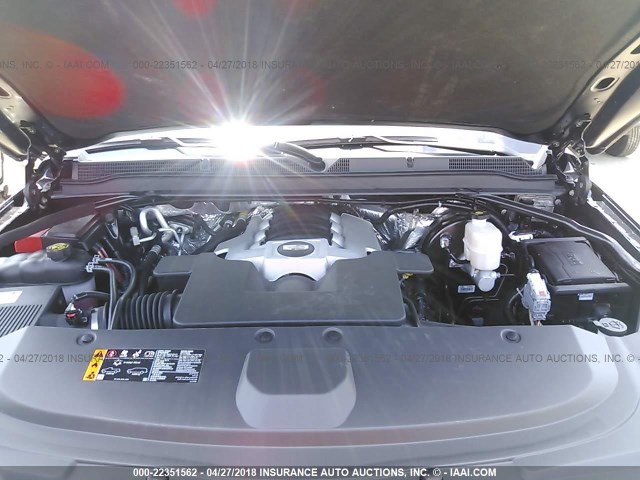 1GYS3BKJ0JR108160 - 2018 CADILLAC ESCALADE LUXURY ნაცრისფერი ფოტო 10