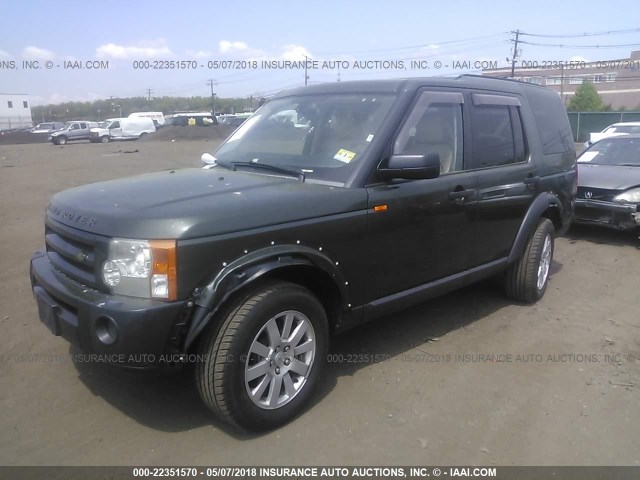 SALAD25466A381428 - 2006 LAND ROVER LR3 SE GREEN photo 2