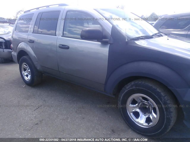 1D8HD38N18F147978 - 2008 DODGE DURANGO SXT GRAY photo 6