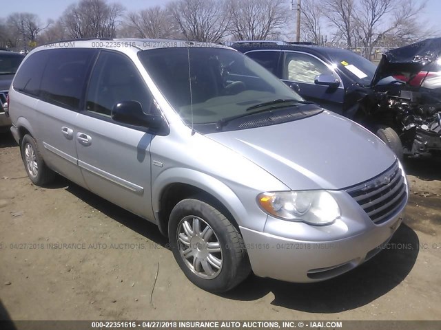 2A4GP54L97R206875 - 2007 CHRYSLER TOWN & COUNTRY TOURING SILVER photo 1