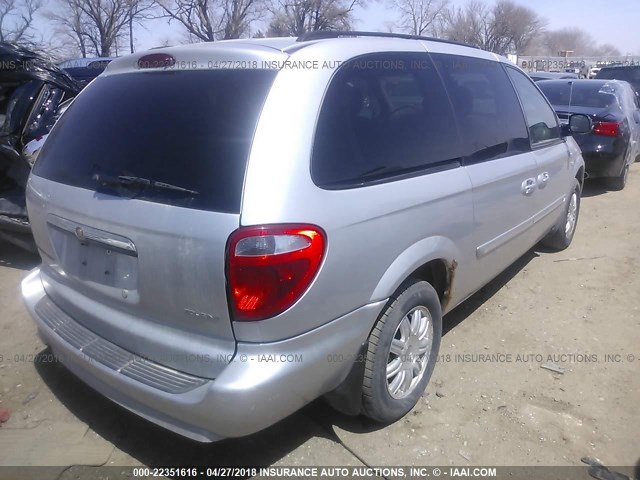 2A4GP54L97R206875 - 2007 CHRYSLER TOWN & COUNTRY TOURING SILVER photo 4