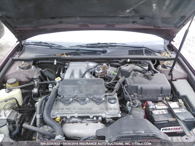 4T1BF32K52U026110 - 2002 TOYOTA CAMRY LE/XLE/SE 勃艮第红 照片 10